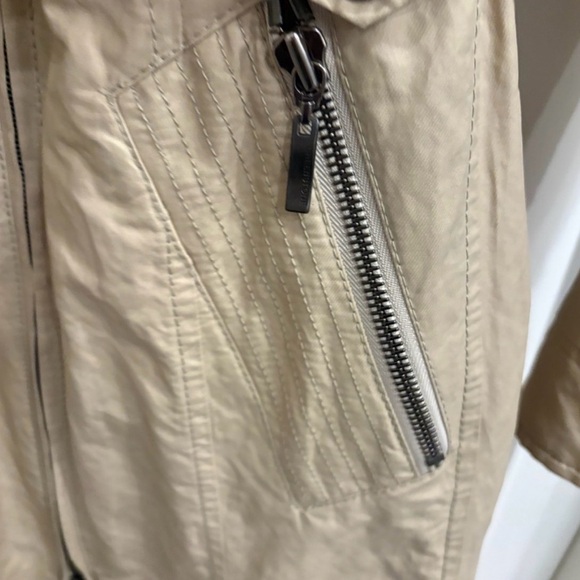 CREEN STONE WOMENS FAUX FUR TRENCH COAT - Picture 4 of 13